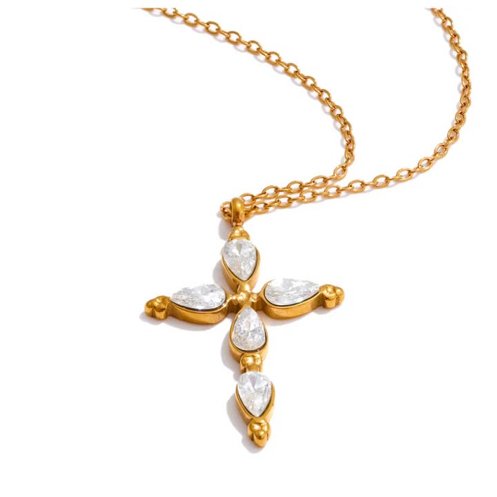 The Audrey Cross Necklace for wholesale by Deep South Originals Inc.