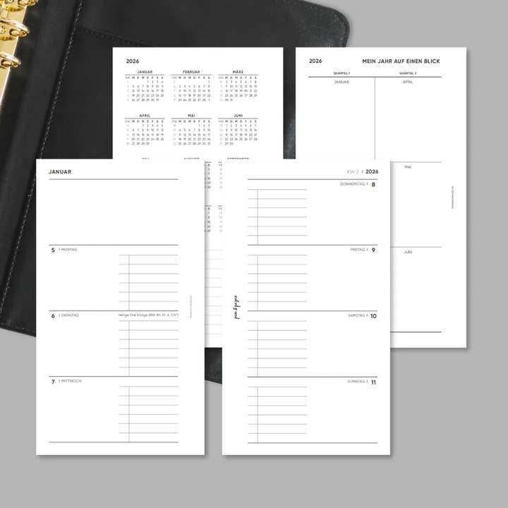 Calendar "Lines + ToDo" - 1W2S for wholesale by pen & pages