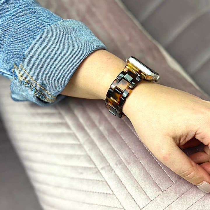 Coconut Lane – wholesale Watch band/strap – Women's – Luxe Tortoiseshell Apple Watch Strap