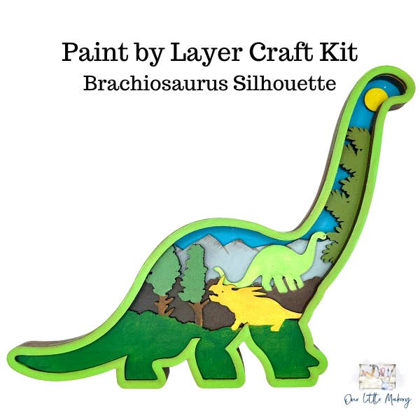 Kit Silhouette Brachiosaurus pour la vente par Our Little Makery