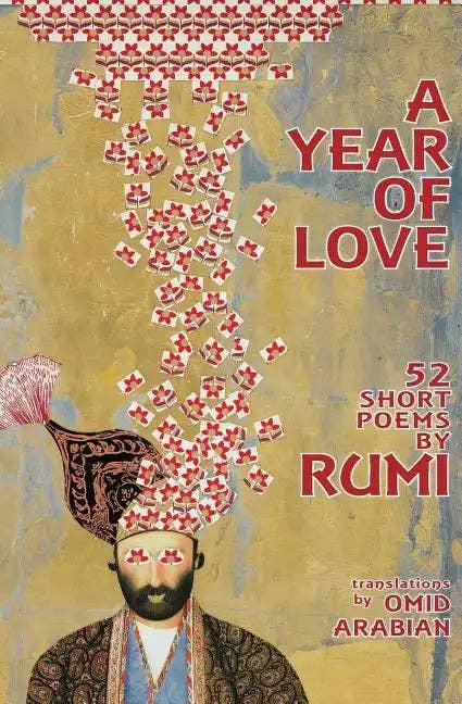 Books by splitShops - Wholesale Poetry & Drama - A Year Of Love: 52 Short Poems by Rumi - Paperback