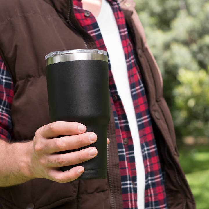 Old Southern Brass - Wholesale Insulated Mug/Tumbler - Black - Stainless Steel Tumbler2