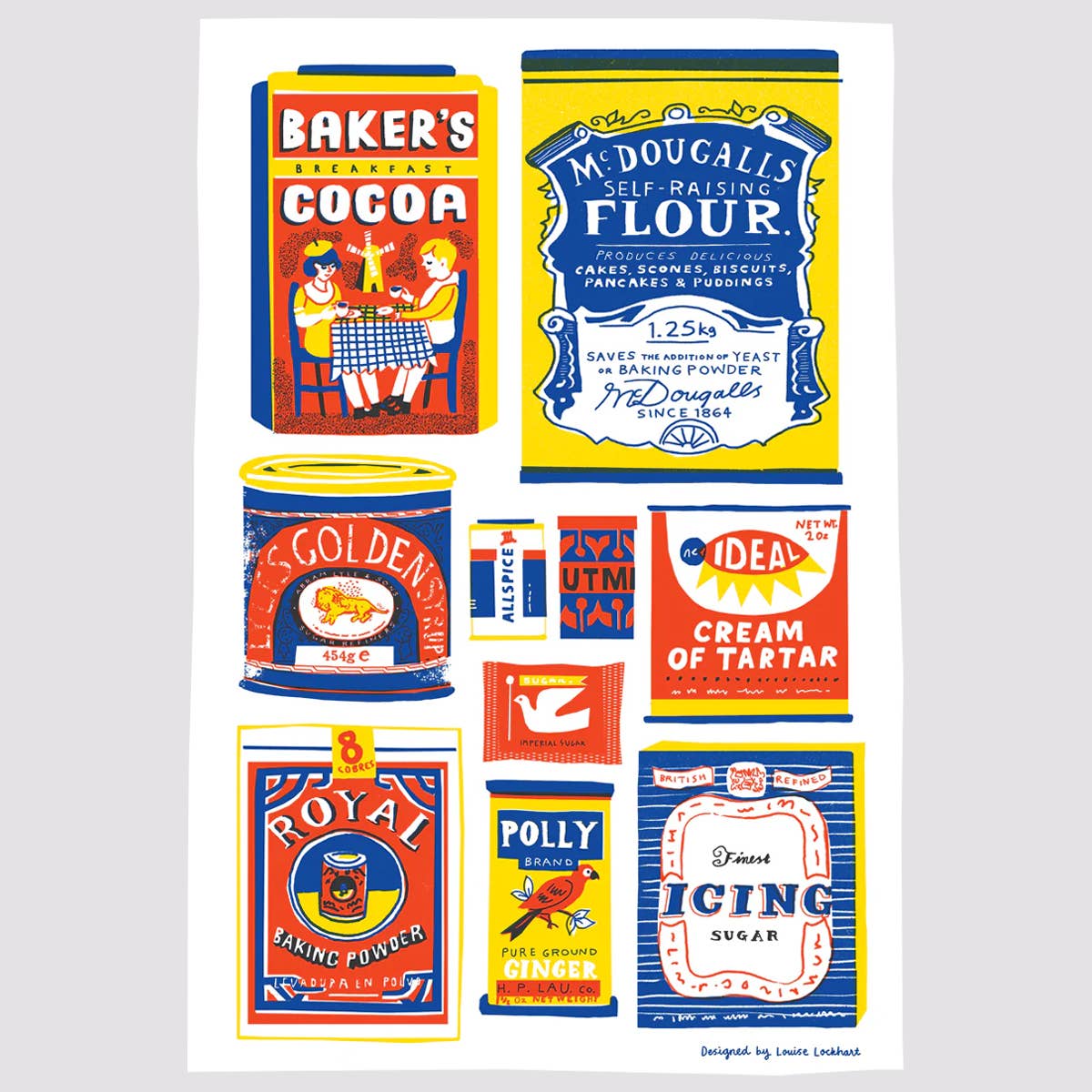 The Printed Peanut Homeware & Stationery - Venta al por mayor Paños de cocina - Paño de Cocina para Hornear con Serigrafía en Tela Mixta de Lino2