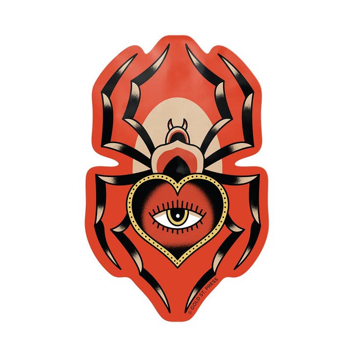 Redback Spider Flash klistermærke for engroshandel hos Gold St. Press