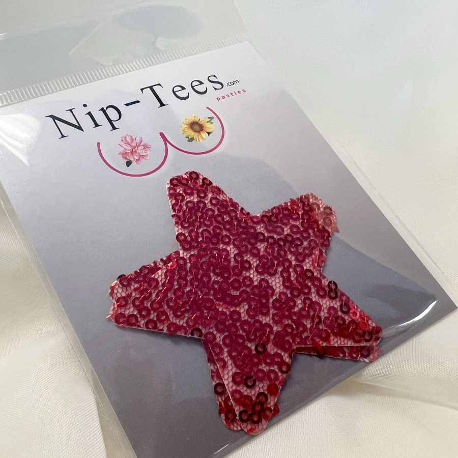 Niptees – wholesale Nipple pasties – Women’s – Sequin Star Nipple Cover Pasties8