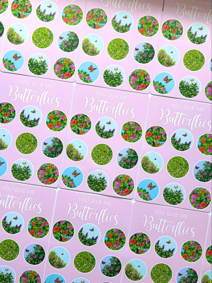 Dás-me Borboletas - Autocolantes de Borboletas por atacado de Annie Parkes