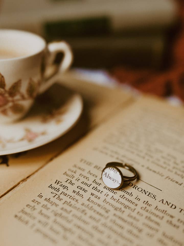 Bookish Ring | Always for wholesale by The Authored Shop