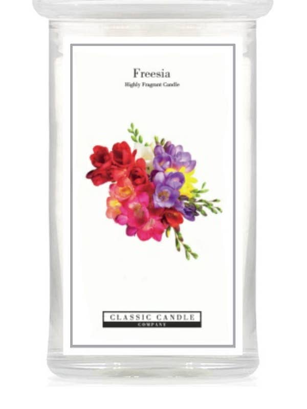 Tarro grande Freesia 2 mecha para venta al por mayor de Classic Candle Company Ltd