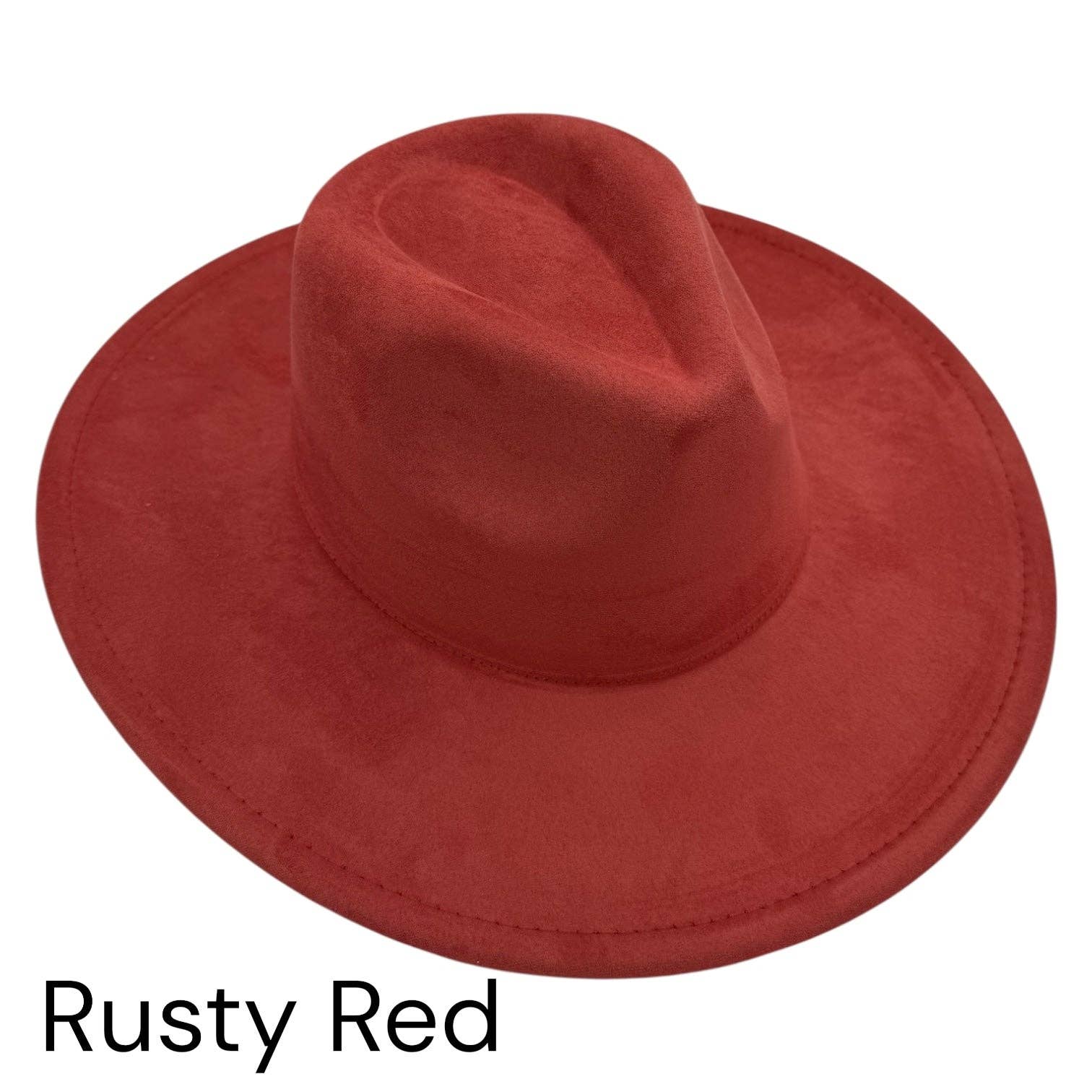 KW Laser Supplies - Wholesale Fedora - Women's - Vegan Suede Wide Brim Hats22