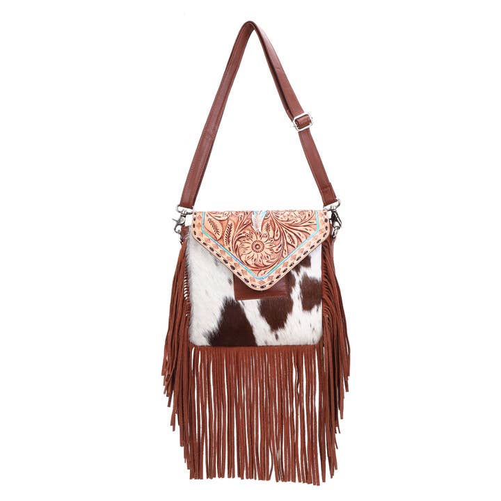 Sixtease Bags USA - Wholesale Crossbody Bag - Women's - Leather Cowhide Western Hand Tooled Women Crossbody Bag