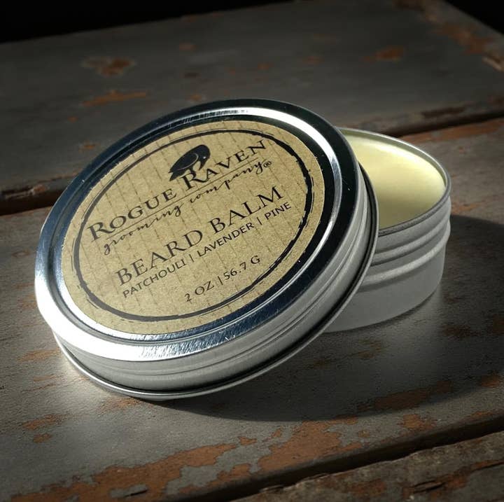 Rogue Raven Grooming Company - Wholesale Beard Styling Product - Beard Balm for Coarse + Curly Beards | Natural Hold + Shine0