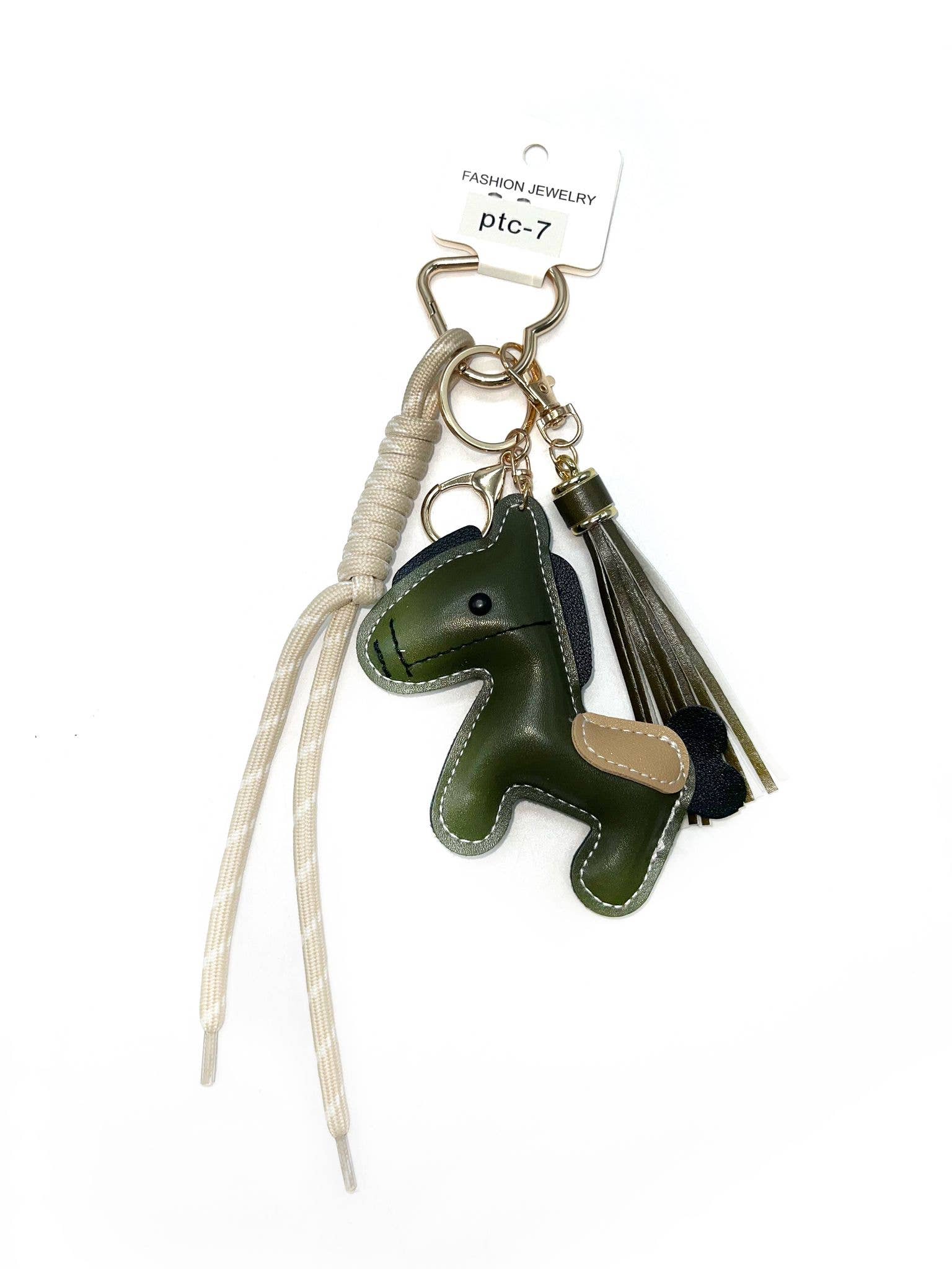 LINETA – Großhandel Schlüsselanhänger – Damen – PTC-7 Trendiger Schlüsselanhänger mit Pferdemotiv2