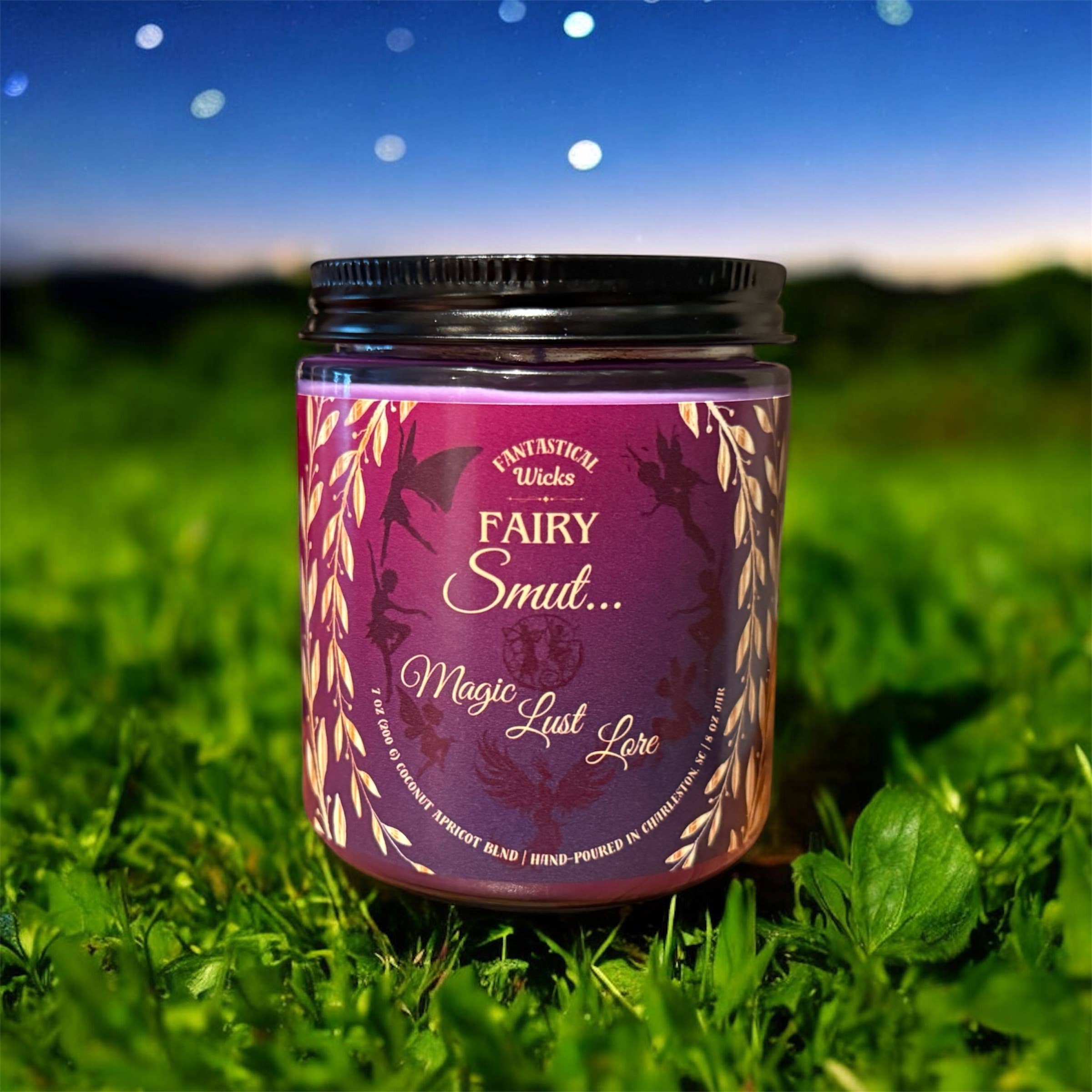 Fantastical Wicks - Wholesale Jar/Filled Candle - Fairy Smut | 7 oz6