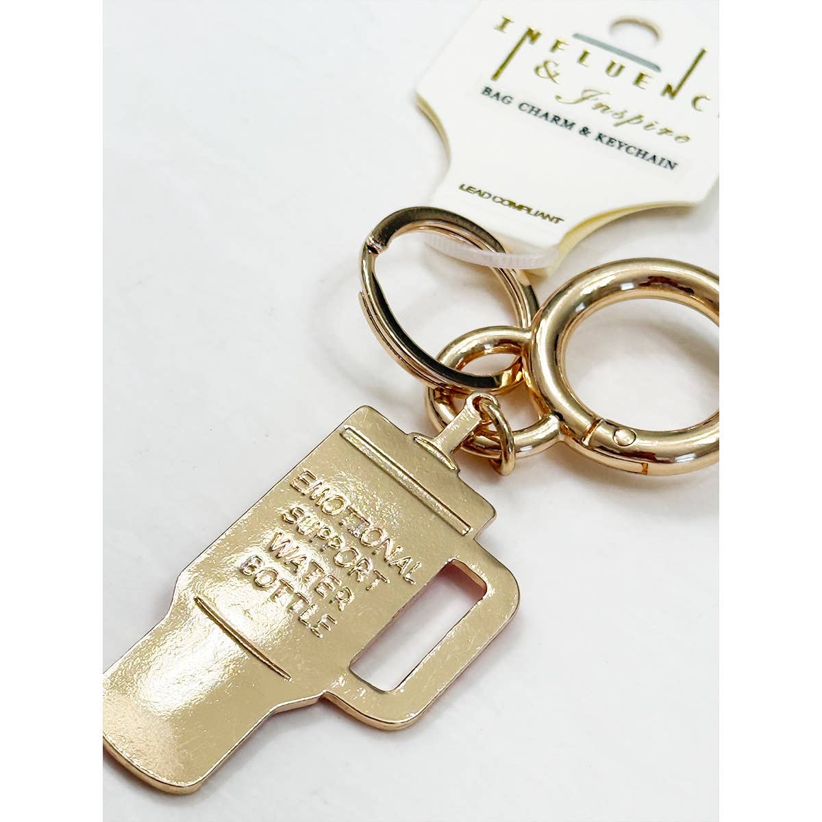 Love and Repeat - Wholesale Keychain - Unisex - Tumbler Shaped Enamel with Bag Charm Key Chain5
