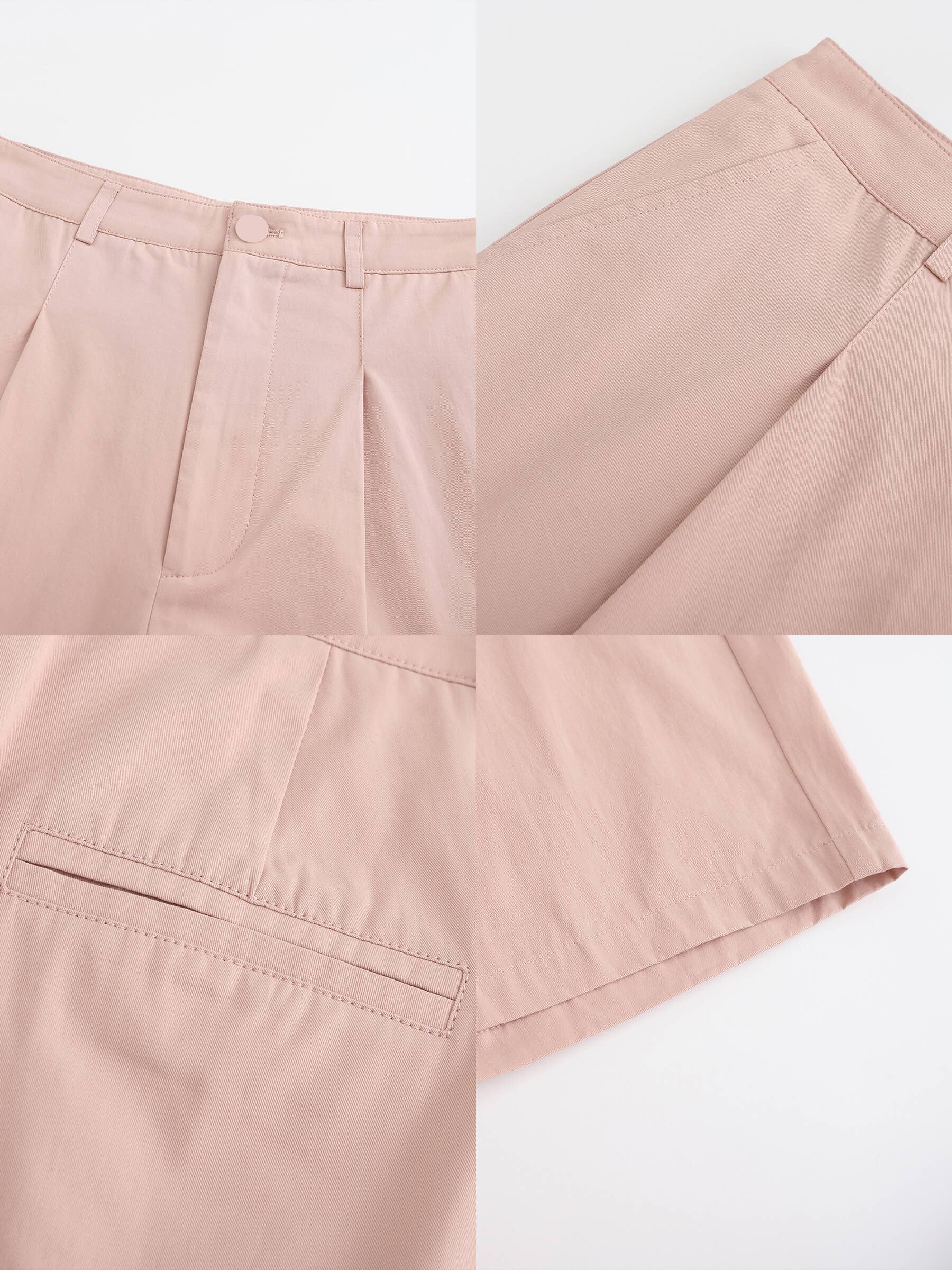 CUBIC - Wholesale Shorts - Women's - A-line Pleated Tailored Shorts7