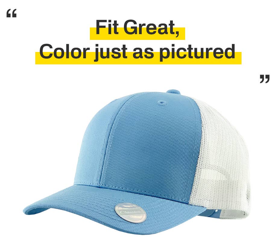 KBETHOS - Wholesale Trucker Hat - Unisex - CLASSIC 6 PANEL MESH BACK180