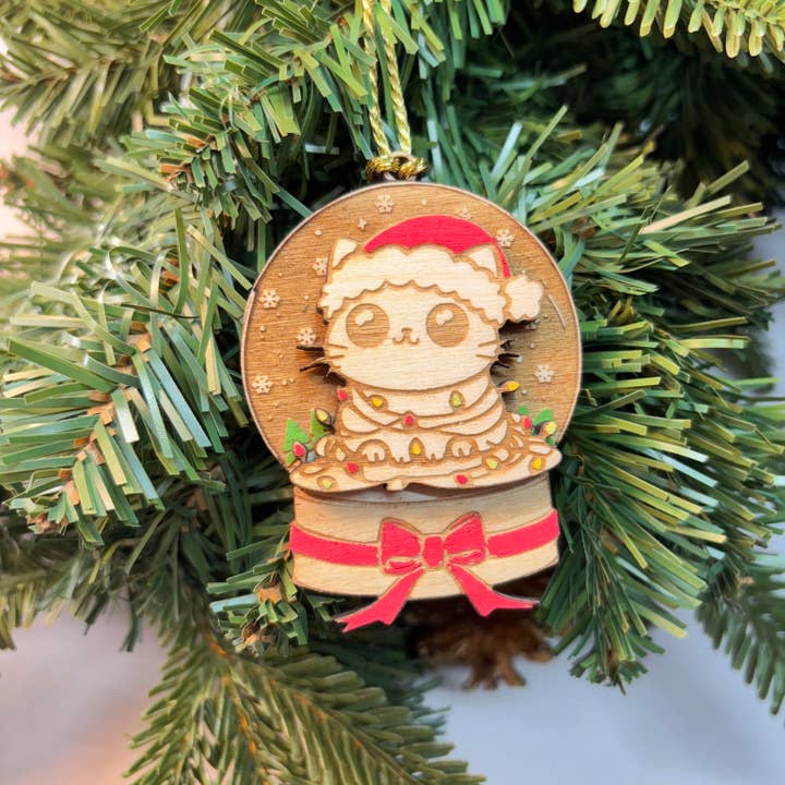 Studio Rima - Wholesale Ornament Set - Cats Christmas Wooden Ornaments - 30pcs - Kittens4