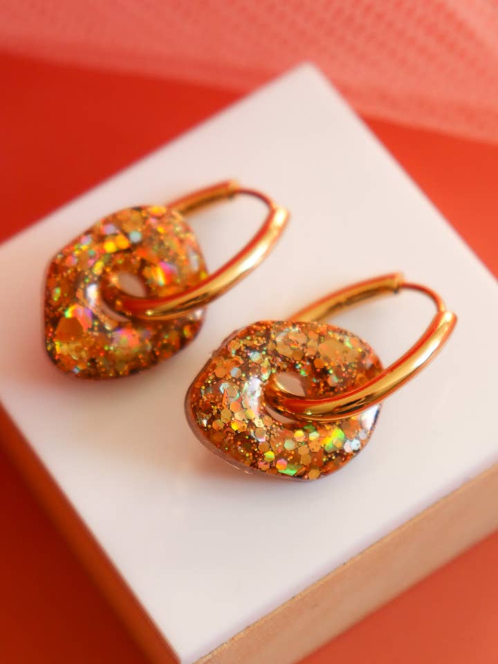 Créoles Intercambiáveis Celeste Ouro Velho por atacado de CG Home