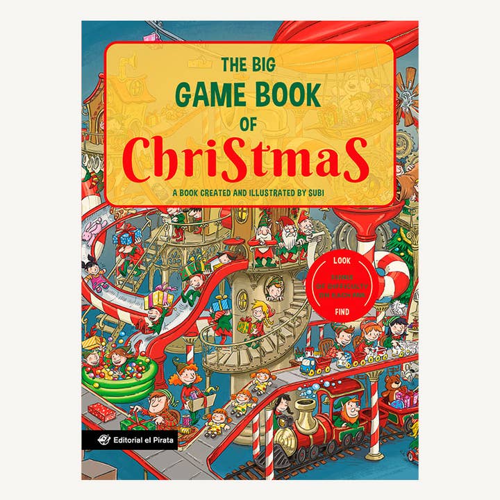 THE BIG GAME BOOK OF CHRISTMAS: Libro juego en inglés para venta al por mayor de Editorial El Pirata