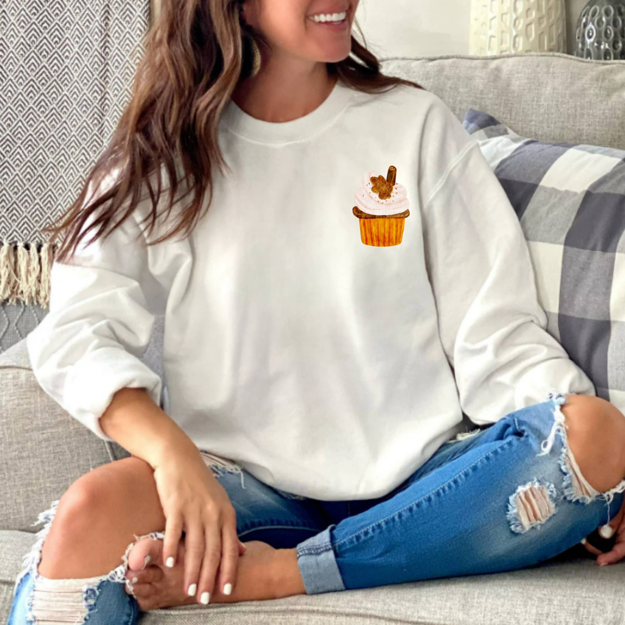 TEELUX - Wholesale Sublimatie-transfer - (Shirt niet inbegrepen) Spiced Cupcake POCKET - Clear Film Transfer