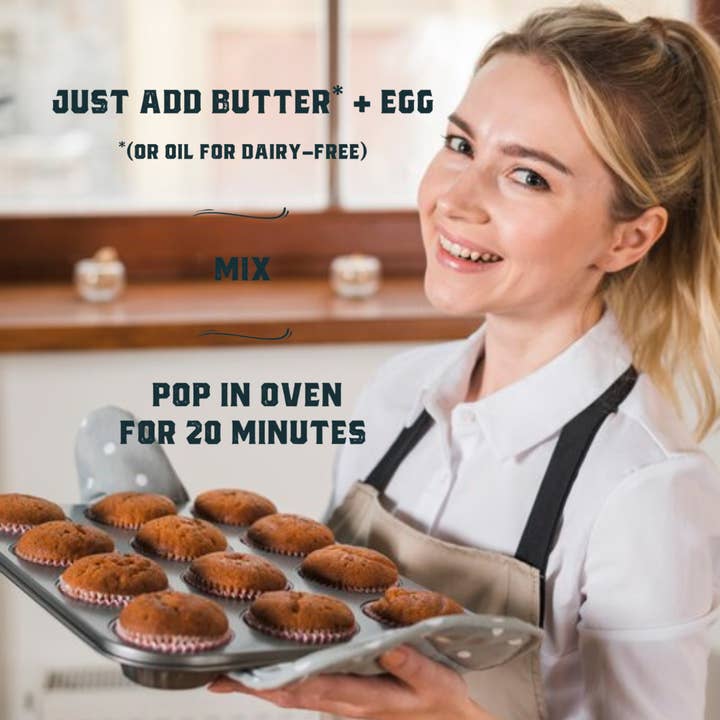 Sweet Logic - Vente Mélanges pour muffins - Mélange facile à cuire aux pommes et à la cannelle - Keto, entièrement naturel, sans sucre3