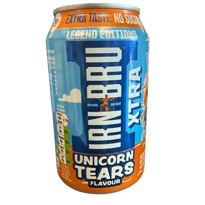 IRN BRU Xtra Unicorn Tears Limited Edition 330ML - U.K Edition Case 24 for wholesale by Echo Sales America