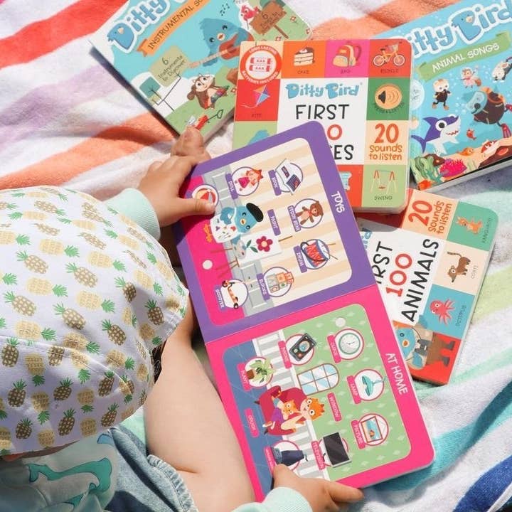 Ditty Bird Europe - Wholesale Baby & Toddler Book (0-2) - Ditty Bird Baby Educational book Best toy: First 100 Words5