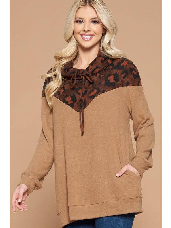 Emerald Collection - Wholesale Sweatshirt - Women's - ETK-8269 Hacci Brush Animal Pullover9