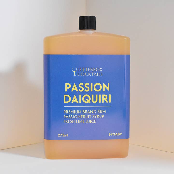 Passion Daiquiri for wholesale by LetterBox Cocktails