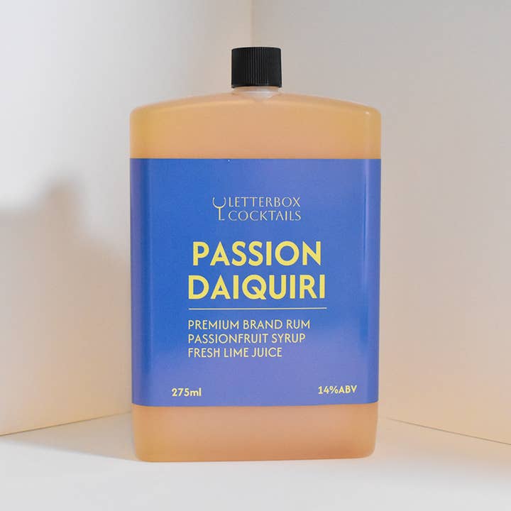 Passion Daiquiri for wholesale by LetterBox Cocktails