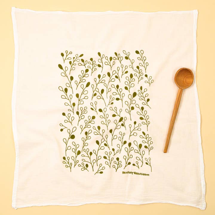 Flour Sack Dish Towel - Desert Sage for wholesale by Kei & Molly Textiles, LLC