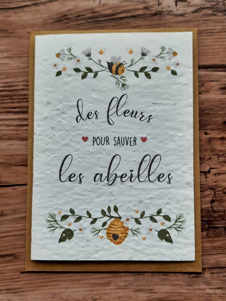 Map to plant - Flowers to save bees for wholesale by Des Mots Qui Fleurissent