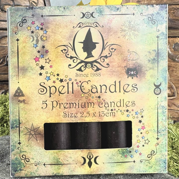 Candele incantesimo nere - Purificazione e Protezione / 2,5x13cm per la vendita all'ingrosso da parte di Kani NaturApotek AB