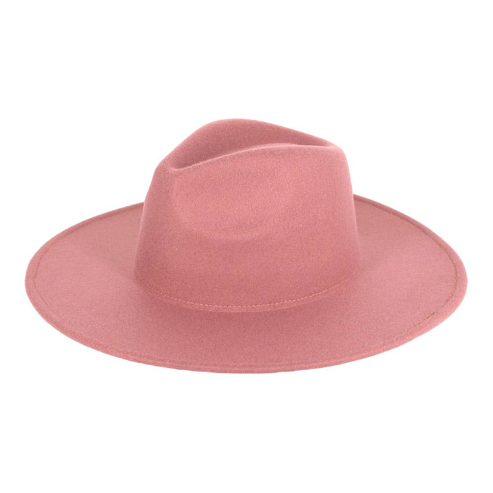 Madeline Love - Wholesale Fedora - Women's - Solid Felt Fedora Panama Hat1