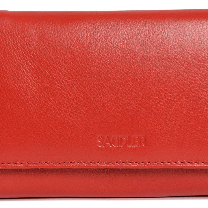 SADDLER - Wholesale Wallet - Women's - Compact Trifold Leather Purse "Eleanor" – Handmade by Saddler | RFID Protected & Gift Boxed | 10 Card Slots & Rear Zip Coin Pocket38