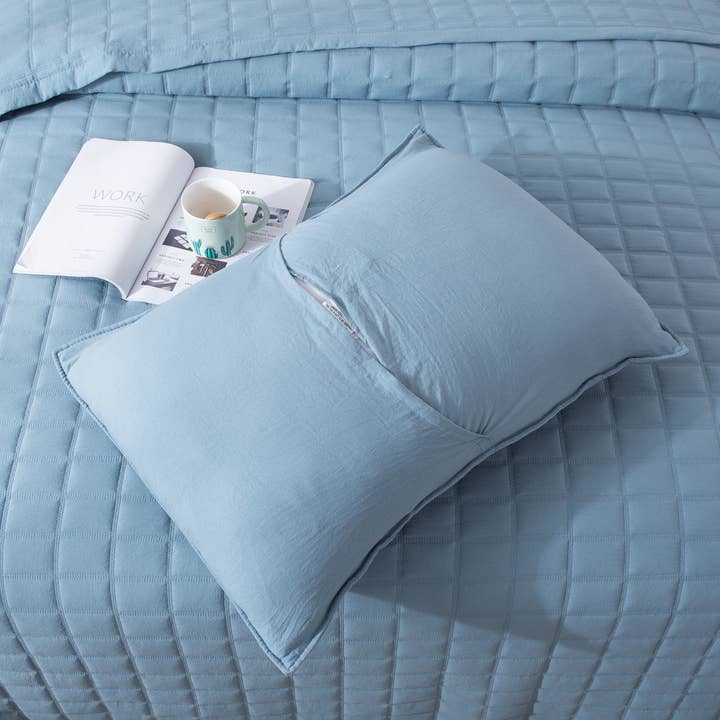 Kasentex - Wholesale Bedding Set - Reversible Quilt Set Pre-Washed Microfiber Super Soft4