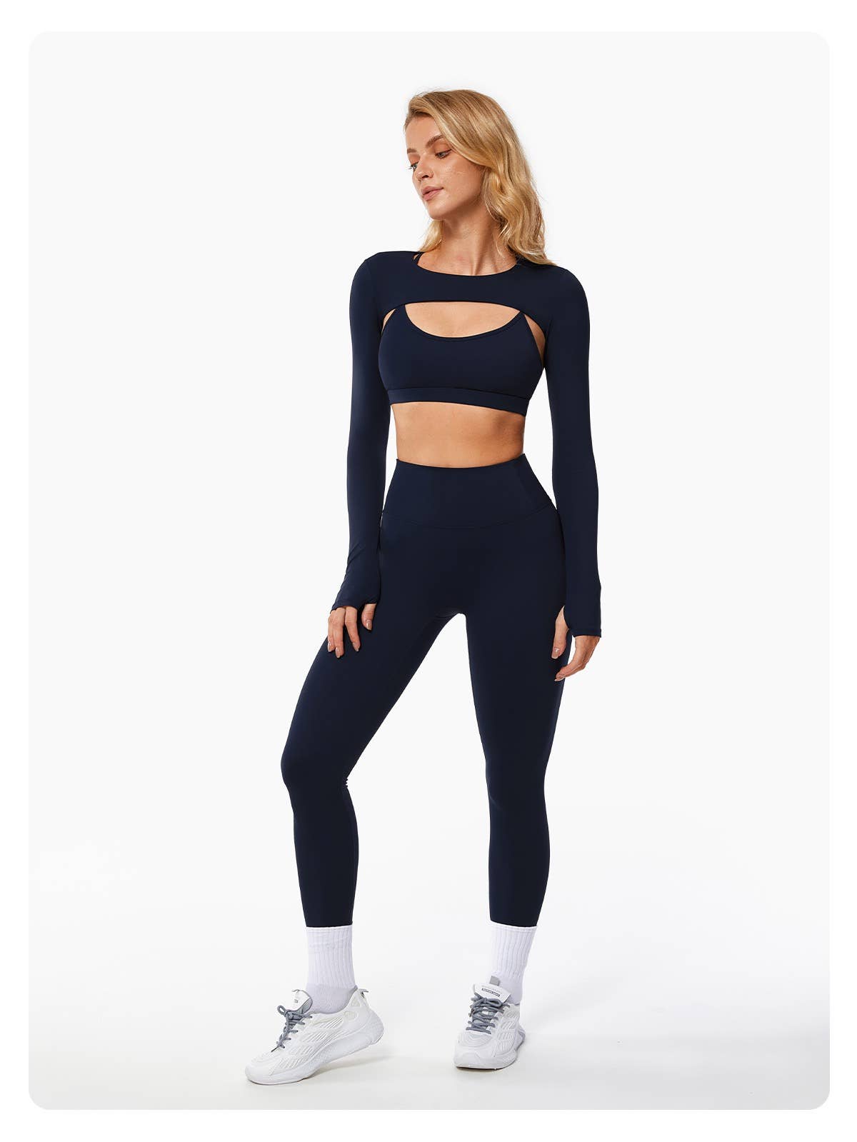 Mantra Active - Wholesale Activewear Set - Women's - Odette Sports Bra, Crop Top, and Legging 3 Piece Set9