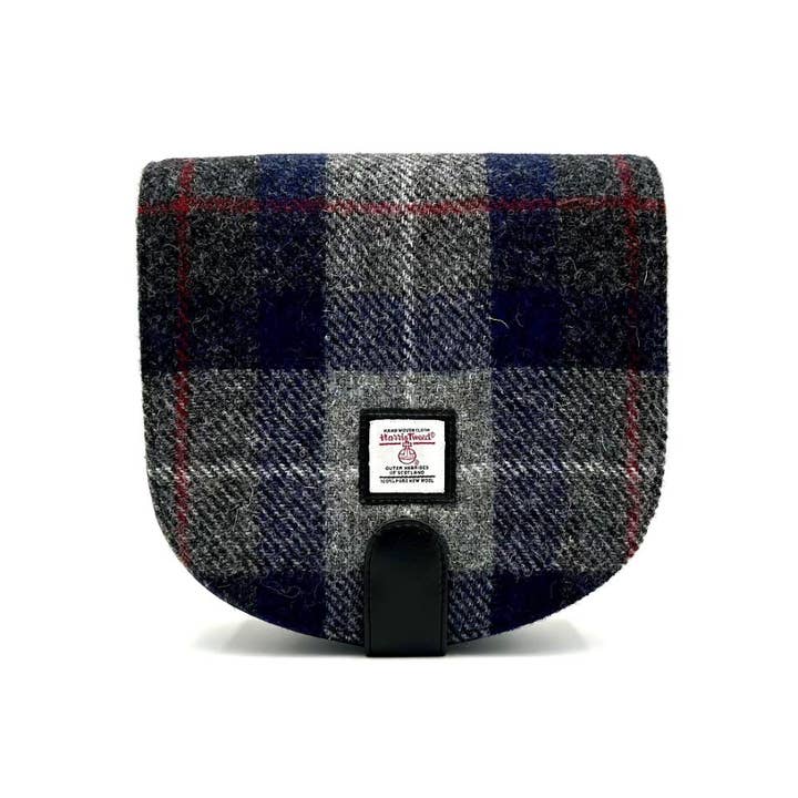 maccessori - Wholesale Crossbody Bag - Women's - Harris Tweed Crossbody Bag Blue Check