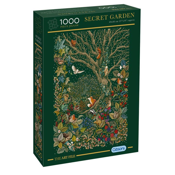 The Art File Secret Garden 1000 Piece Puzzle for wholesale by Gibsons Games Inc