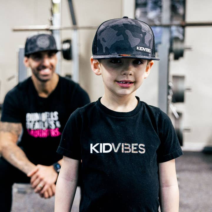 KidVibes Tee (Camo/White) for wholesale by Dadbod Apparel