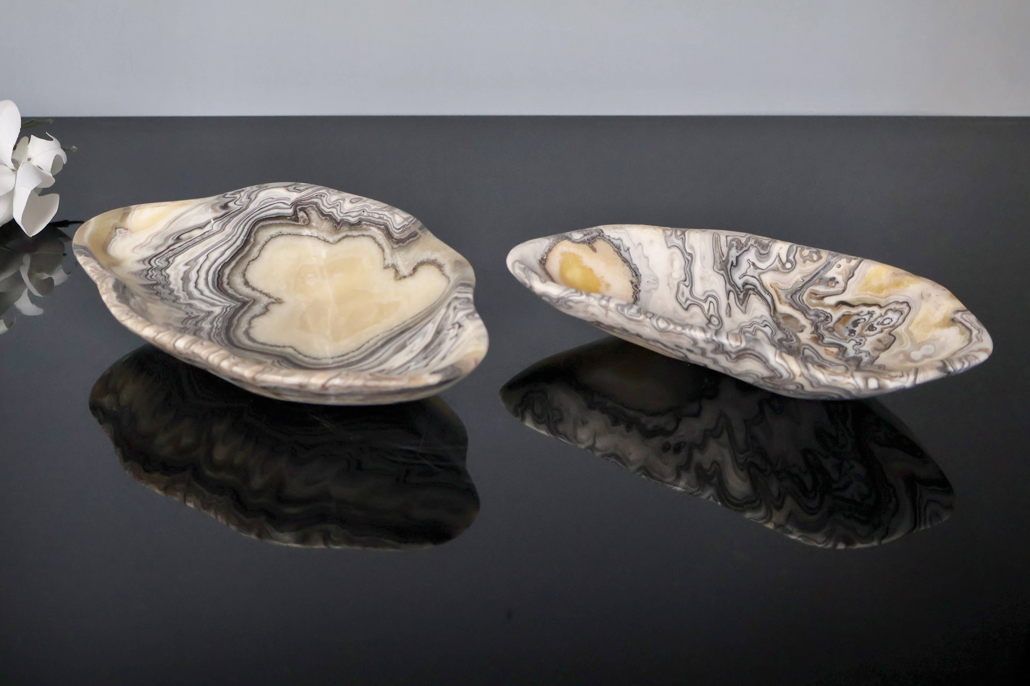 OnyxBowl – Prato de joias por atacado – Pratos de joias Zebra Onyx, Pratos de bugigangas de luxo esculpidos à mão3