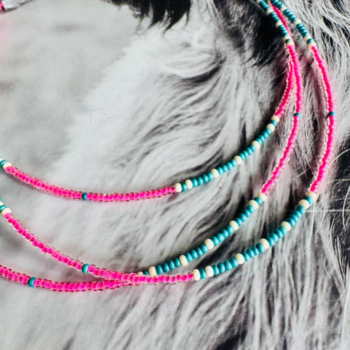 Wild Hancock Creations - Wholesale Choker/Collar - Seed Bead Choker/Neon Choker/Minimalism Choker/Layering 1