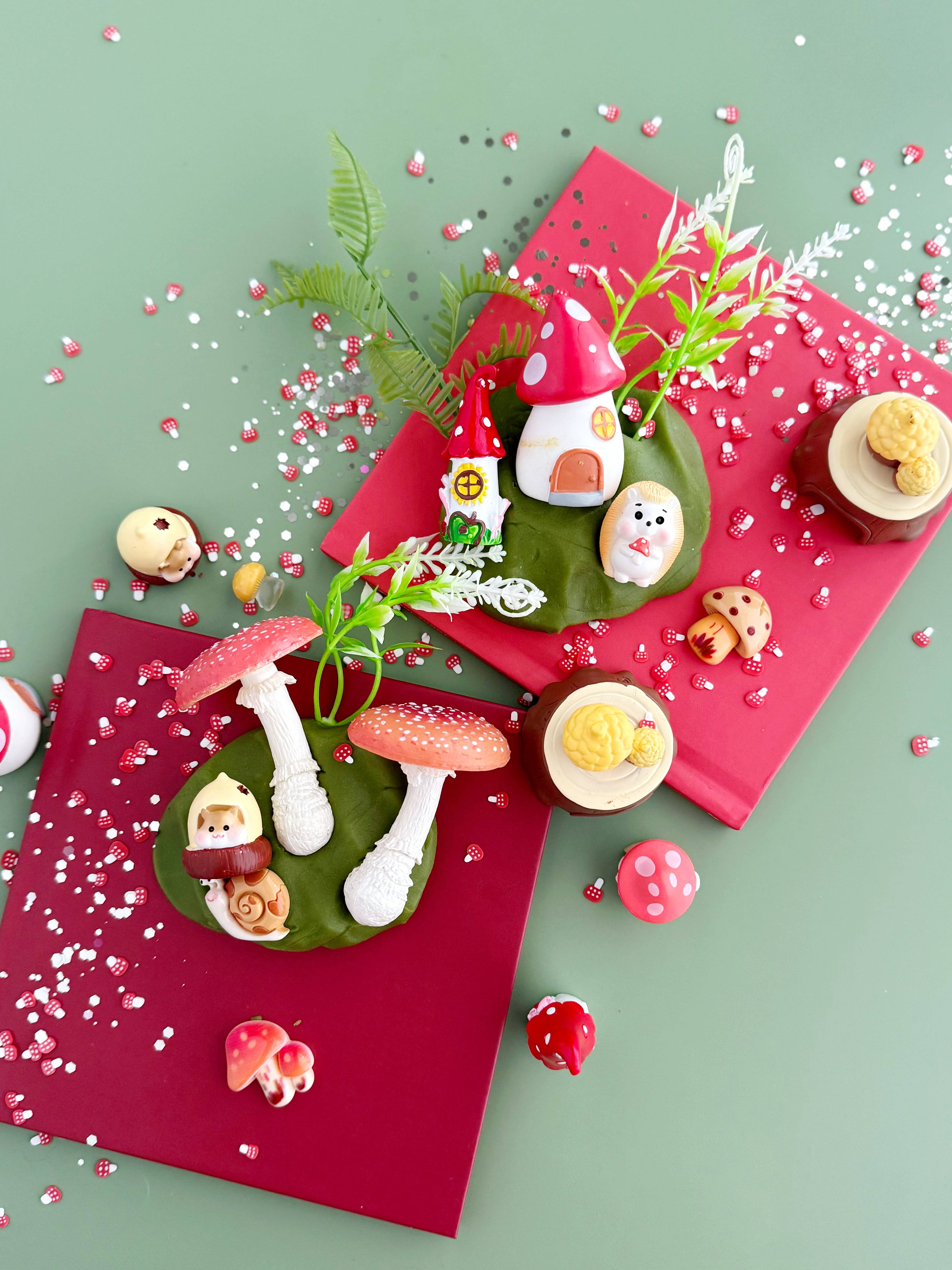 Earth Grown KidDoughs (KidDoughs by EGKD) - Wholesale Putty/Slime - Kids - Mushroom Meadow KidDough Play Kit5