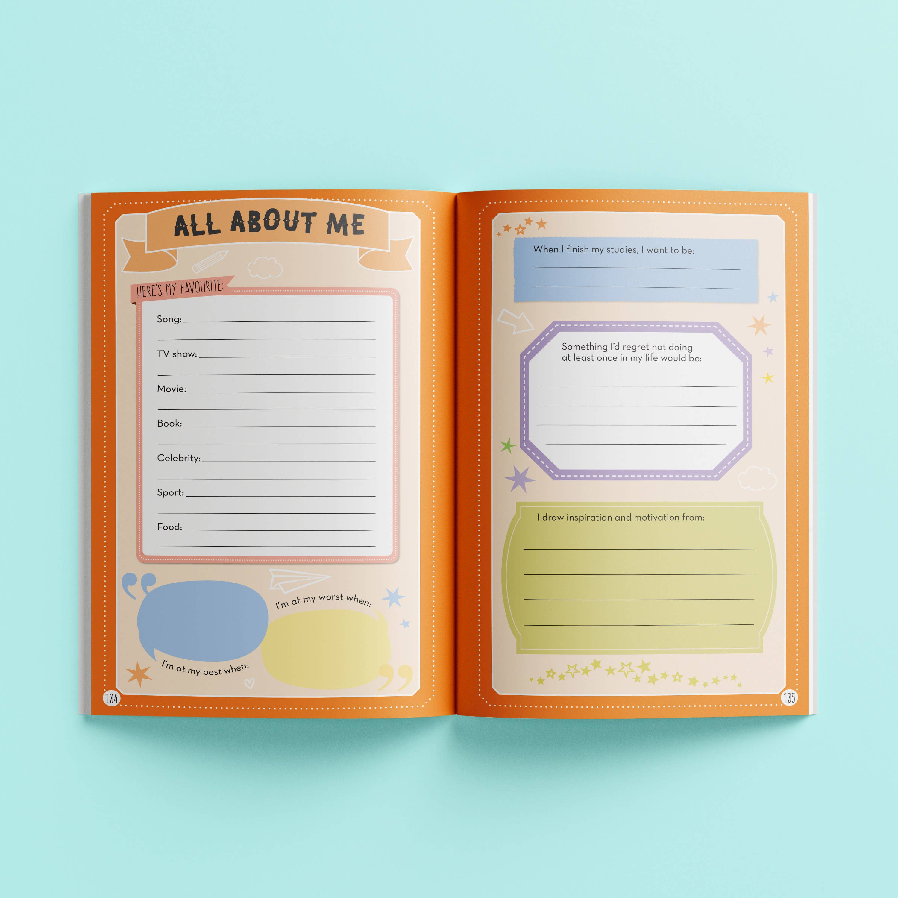 Hinkler Australia - Wholesale Journal/diary - My School Years Journal (Teal ed)2