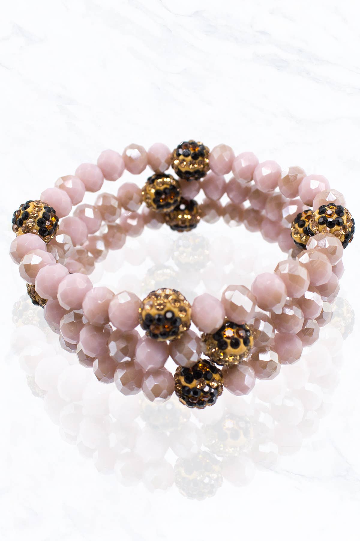 Suzie Q USA - Venta al por mayor Pulsera de cuentas - Pulsera Bola Bead & Leo Stone0