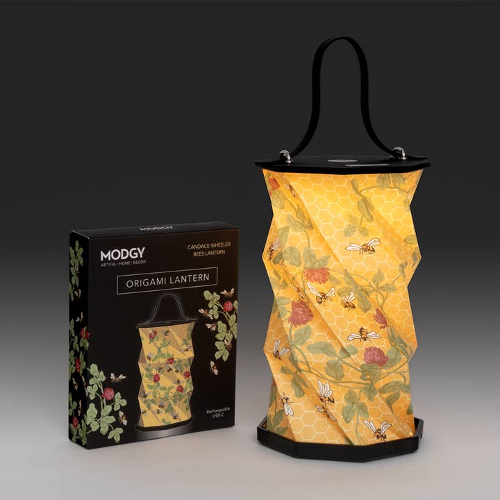 Modgy - Wholesale Lantern - Modgy Candace Wheeler Bees Origami Lantern