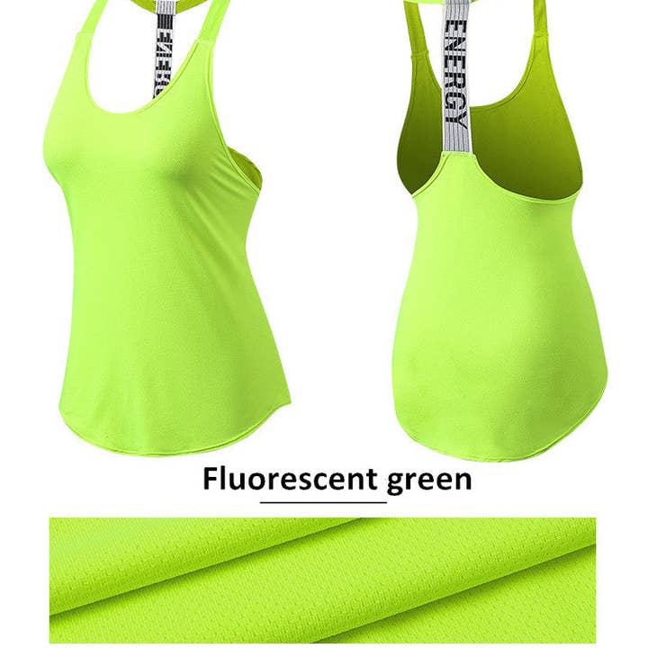 VIGOR - Wholesale Athletic top – Women′s - Women plus size Yoga Top Gym Sports girls Vest Sleeveless16