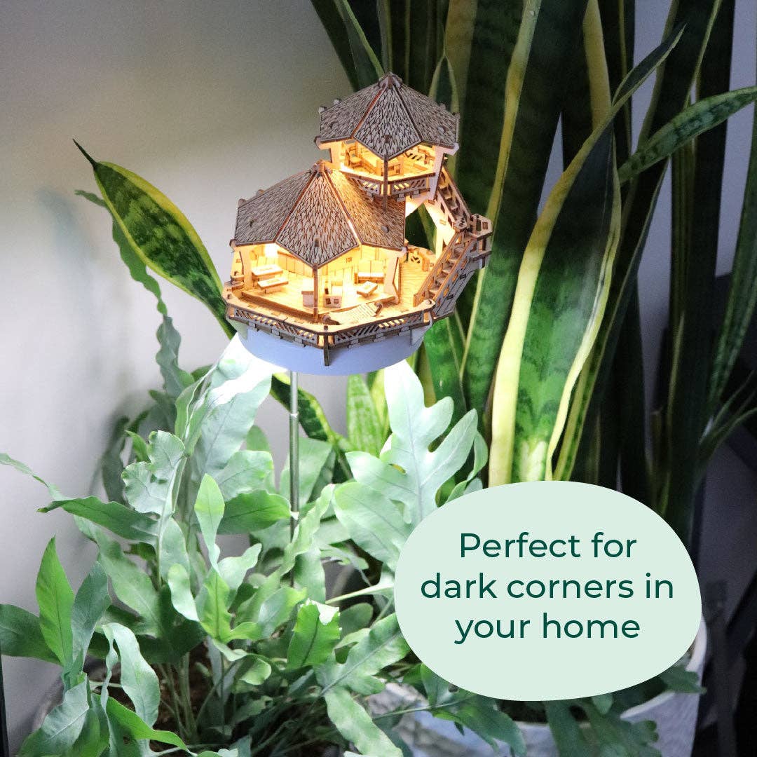 Tiny Treehouses - Wholesale DIY Craft Kit - Island Cabana + Grow Light5