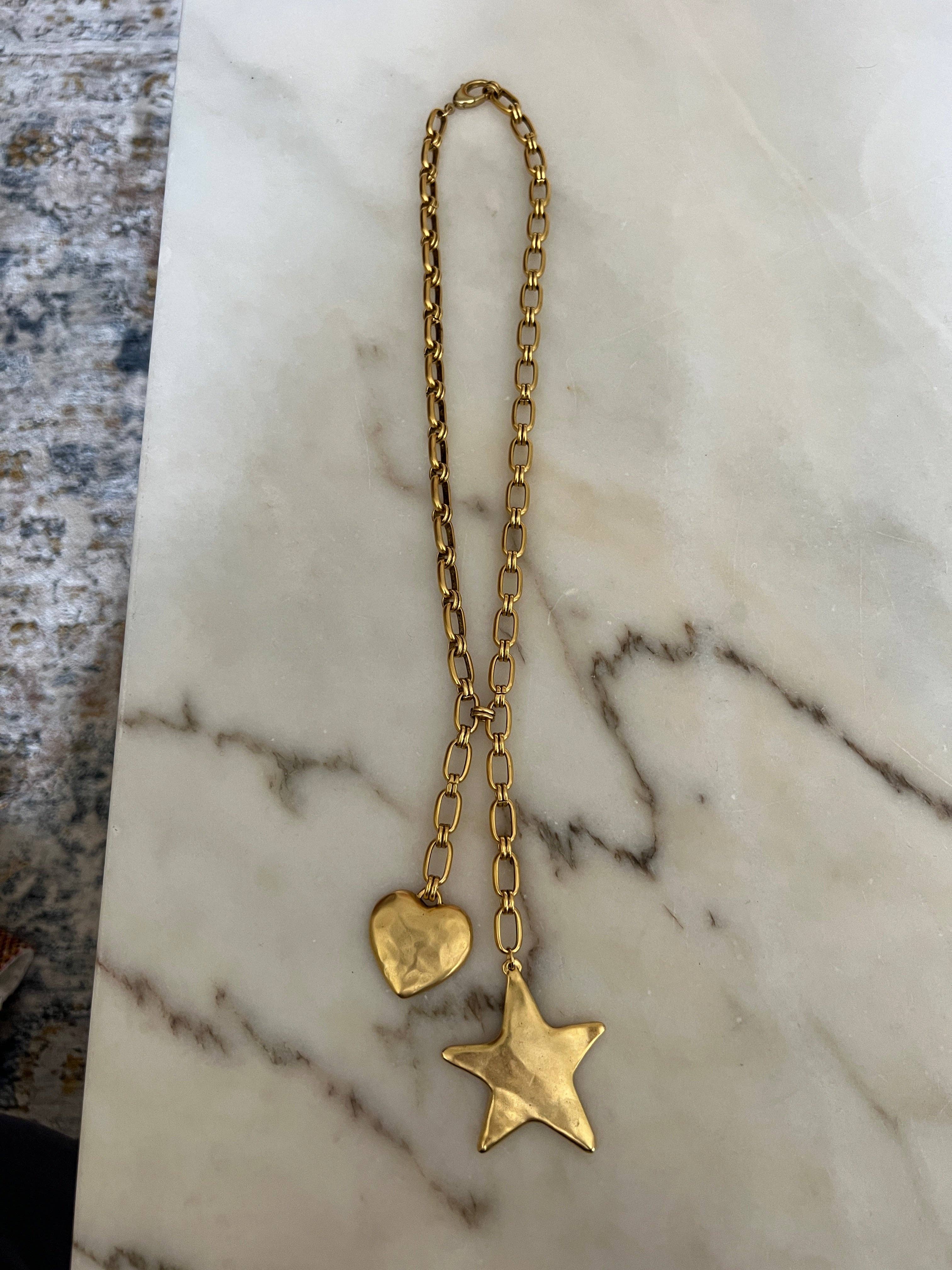 sccollection - Wholesale Pendant/Charm Necklace - Notte Star & Heart Necklace5