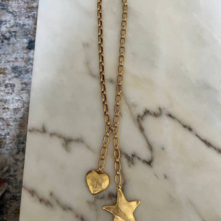 sccollection - Wholesale Pendant/Charm Necklace - Notte Star & Heart Necklace5